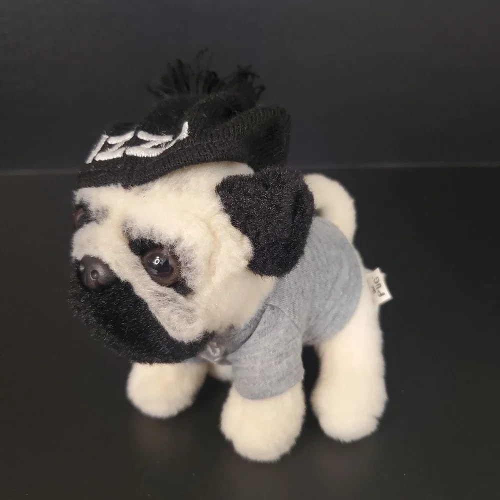 Gund Doug The Pug Thug‎ Life Mini Plush 5